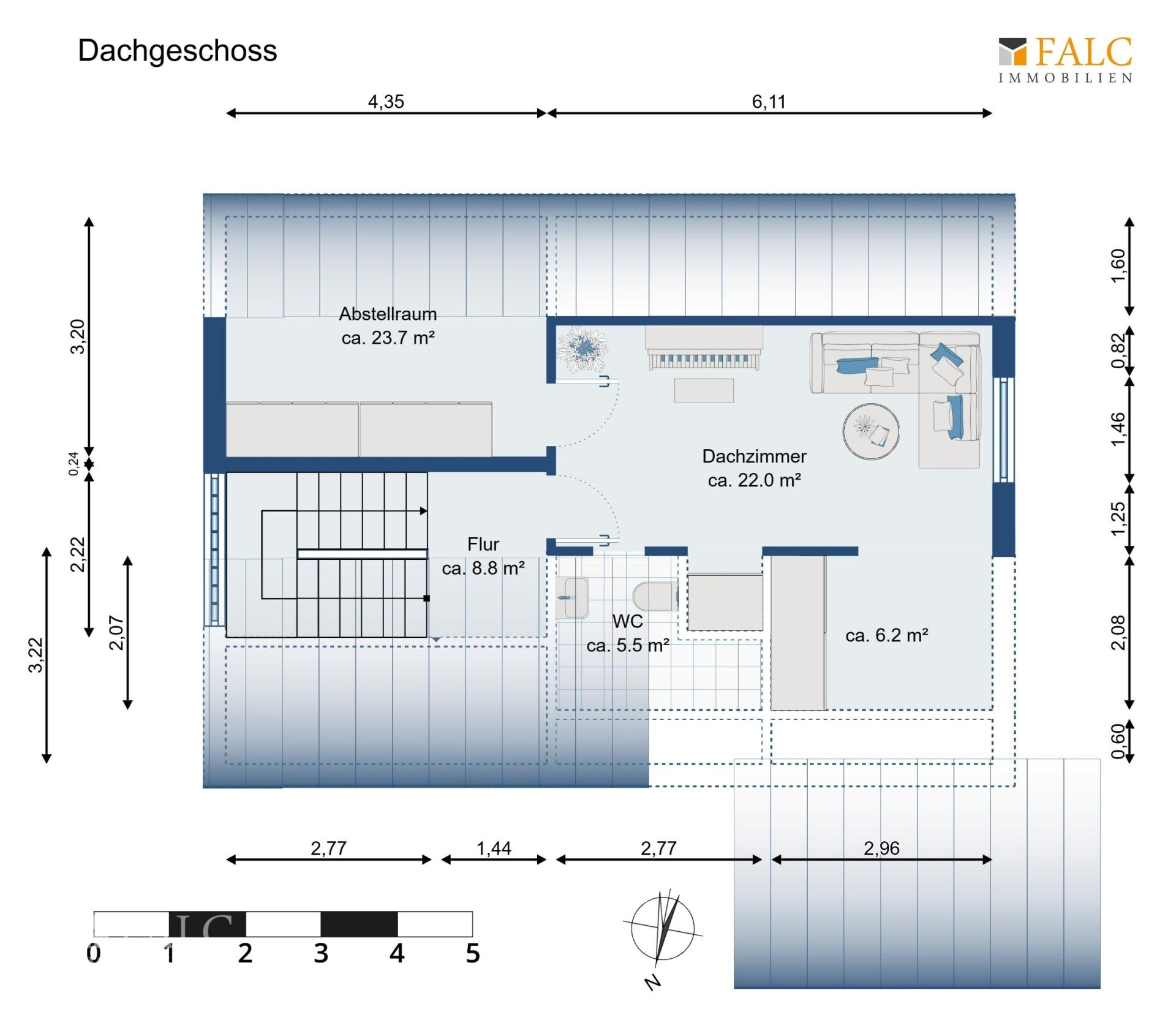 Grundriss Dachgeschoss